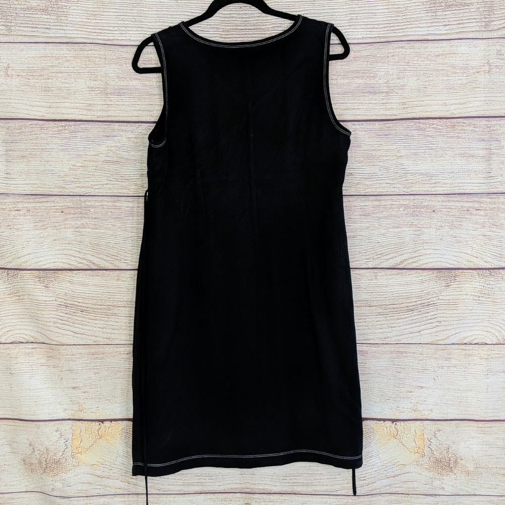 Motherhood maternity sleeveless black dress sz med - Picture 3 of 7